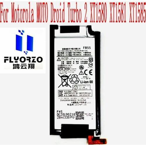 100% Brand new High Quality 3760mAh FB55 Battery For Motorola MOTO Droid Turbo 2 XT1580 XT1581 XT1585 Moto X Force Mobile Phone