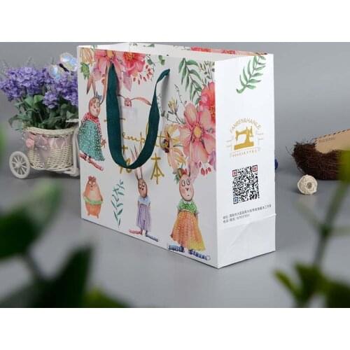 Wholesale 1000pcs /Advertising Gift Bag Shopping Bag Custom Printed Logo Christmas Company Event Promotion