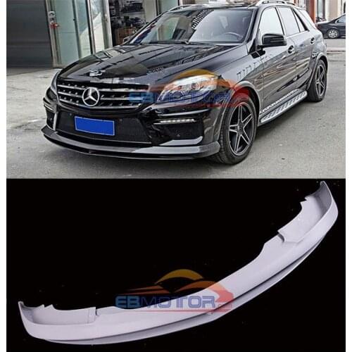 Fiber Glass front lip spoiler for Benz W166 ML63 12-14 M149F