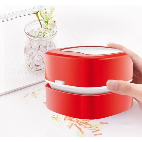 Portable Mini Vacuum Cleaner 360 Rotatable Dust Remover Office Desk Dust Cleaning Home Table Desktop Sweeper