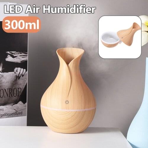 LED Air Purifier Humidifier Essential Oil Aroma Diffuser Home Ultrasonic Suitable For Sleeping Reading Meditation