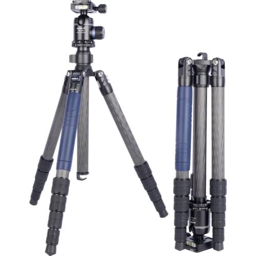 AOKA tripod AK285C professional stativ travel video digital carbon fiber tripod for camera