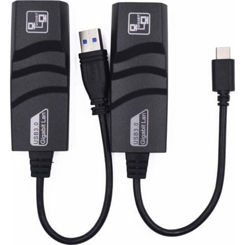 USB 3.0 Gigabit LAN USB 3.0 to RJ45 Gigabit Ethernet Adapter 10/100/1000Mbps Computer to Router Network Adapter