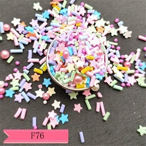 10g/pack flower Soft Polymer Clay Filling DIY bow and craft handmade material F76