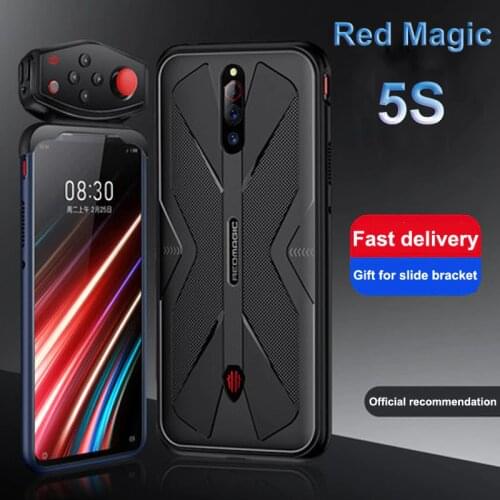 6.65" Shockproof TPU soft phone Cases For Nubia Red Magic 5S Case Red devil 5S shell Heat Dissipation Cover Support Gamepad