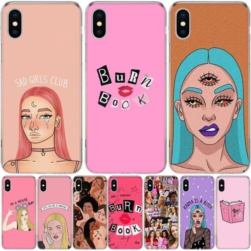 Mean Girls Burn Book Phone Case For Iphone 11 12 Mini Pro XS Max XR X 8 7 6 6S Plus SE 2020 5 5S SE Cover Shell Coque