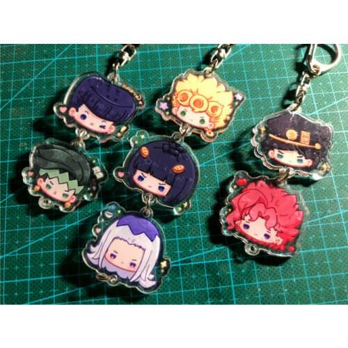 Cosmile New JoJos Bizarre Adventure Dio Bucciarati Giorno Giovanna Acrylic Keychain gift limited cosplay