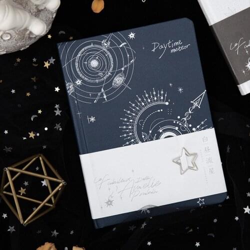 "Daytime Note" Hard Cover Journal Diary Beautiful Notebook Student Working Notepad Memo Gift