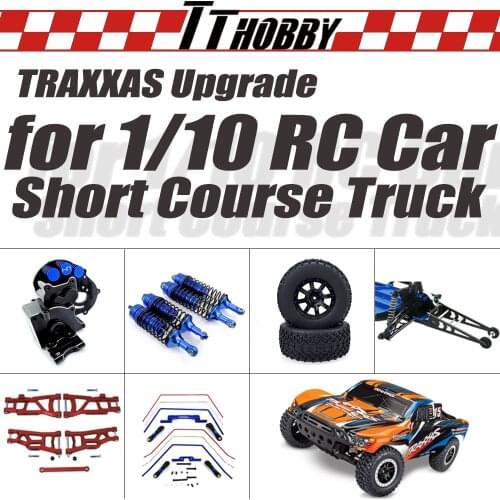 Metal Upgrade Parts Accessories Wheel Tire Gear Swing Arm A Front Rear Shock Absorber for 1/10 RC Car TRAXXAS SLASH 2WD Stampede