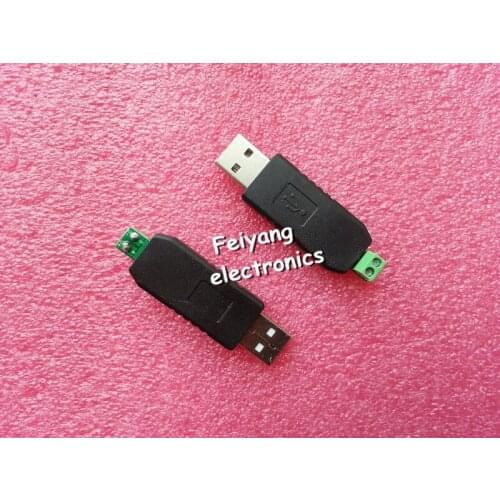 HOT SALE! 100pcs/lot USB to RS485 485 Converter Adapter Support Win7 XP Vista Linux Mac OS WinCE5.0 MODU