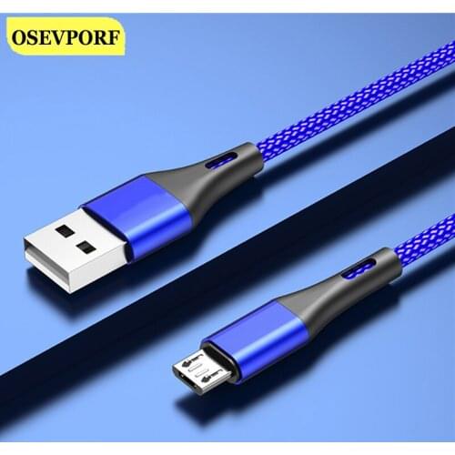 Micro USB Cable Fast Charger Wire for Samsung S7 Xiaomi Note 4 5 Data Charging Mobile Phone Charger Cord for Huawei Tablet Cavo