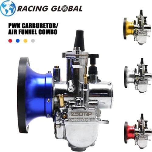 ALCON-Racing 50mm Air Filter With Mesh + 28 30mm Keihi PWK Carburetor 2T 4T Carburador For Honda Suzuki ATV Buggy Quad Dirt Bike