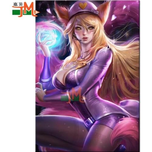 Sexy Cat Girl Picture Diamond Painting Diy Cartoon Fantasy Fairy 5D Diamond Mosaic Cross Stitch Full Display Anime Home Decor