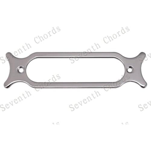 3Pcs/lot Metal Electric Guitar Single Coil Pickup Mounting Ring Chrome guitar accessories parts