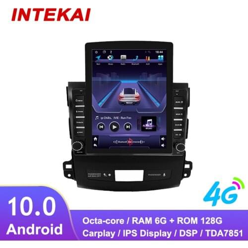 9.7" Vertical Style Tesla Screen Android Car Radio GPS Navigation multimedia player for Mitsubishi Outlander Peugeot 4007