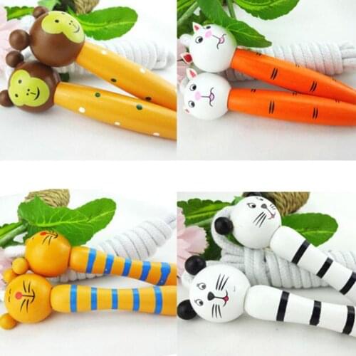 Cartoon Children Handled Jumping 2.1M Cartoon Children Skipping Rope Skip Skipping Rope Cord Standard Fitness Outdoor Game