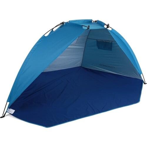 2 Person Sunshine Shelter Sunshade Tent Beach Outdoor Mini Sturdy 170T Polyester Tent for Fishing Camping Hiking