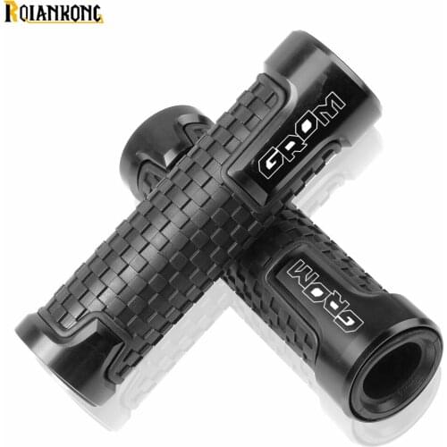CNC&Rubber Motorcycle handle grips Non-slip Motorbike handlebar grip For Honda GROM MSX 125 MSX125 2013 2014 2015 2016-2019