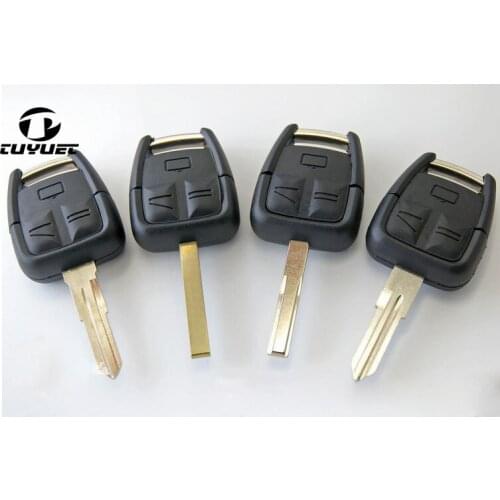 Uncut Blade Key Blanks Case 3 Buttons for Opel Zafira Omega Vectra remote key shell without light position
