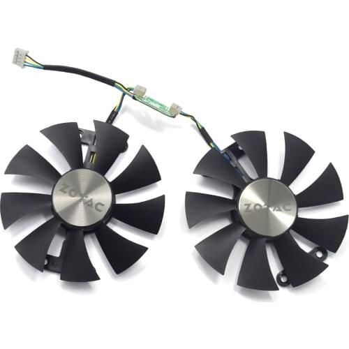 Original New 87MM GA91S2H DC 12V 0.35A Cooler Fan Replace For ZOTAC GeForce GTX 960 AMP 980Ti Graphics Video Card Cooling Fans