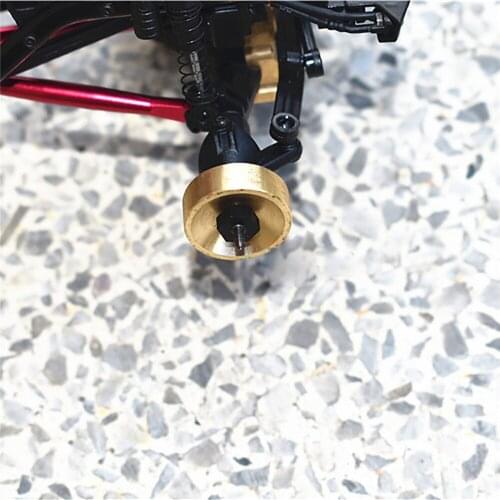 For AXIAL-1/24 4WD SCX24 DEADBOLT- AXI90081 Hard Steel Front CVD Head + Rear Axle Drive Shaft Counterweight Kit Spare Parts