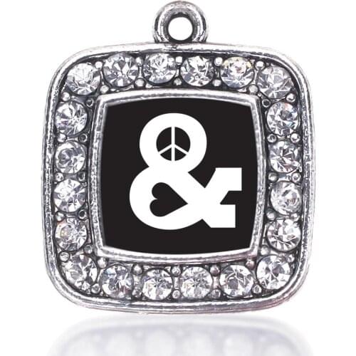SIMPLY PEACE AND LOVE SQUARE CHARM