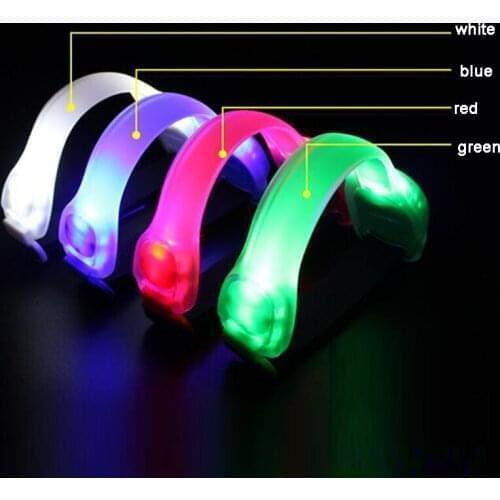 LED Luminous Bracelet Night Running Sports Arm Bracelet Leg Band Reflective Safety Outdoor/Survival Tool Custom logo