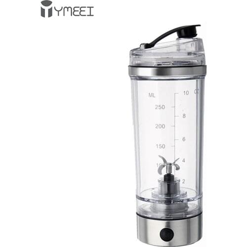 YMEEI 250ML USB Shaker Bottle Electric Protein Shaker Bottle Stirrer Large Horsepower Blender Juice Milkshake Coffee Mixing Cup