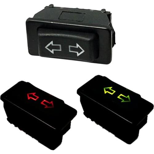 1Pc/Pack 12V/24V 20A 5 Pin Electric Power Window Switch Button For All Autos With Green/Red LED Car Interior Accessories