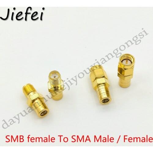 30-300Pcs SMB To SMA Male / Female Coaxial RF Connector Adapter Antenna Cable Aerial For DAB Radio