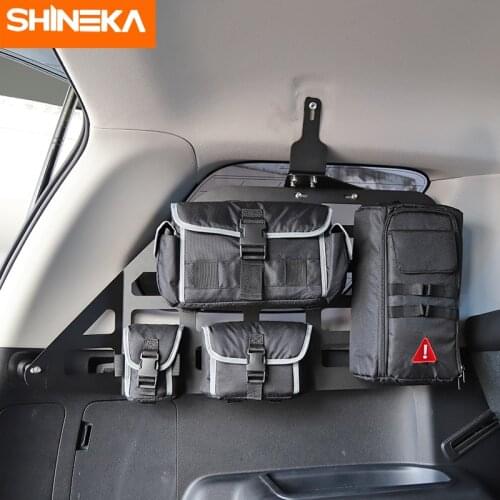 SHINEKA Rear Racks Accessories For Toyota 4Runner 2010+ Suspended Car Trunk Shelf Storage Bracket Accessories For Toyota 4Runner