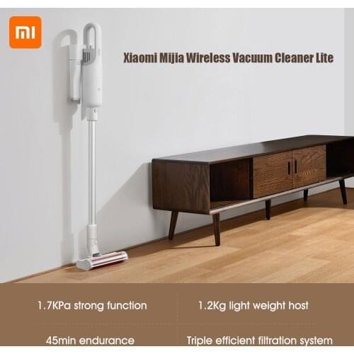 Xiaomi Mijia Wireless Vacuum Cleaner Lite For Home Car Handheld 17KPa 45min Endurance Light Weight Triple Filtration System