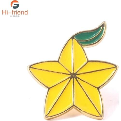 Game Kingdom Hearts Brooch Pins Sora Keyblade Key of Memories Yellow Peach Fruit Badge Brooch Backpack Lapel Pin