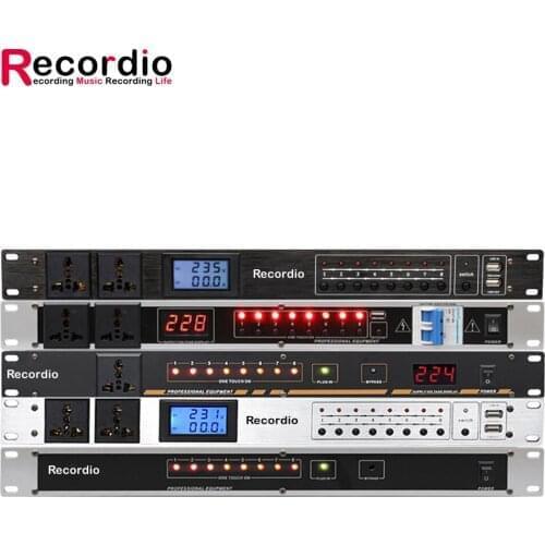 GAX-DB01 Professional 9-channels DJ sound system DJ control power sequencer power Supply Regulator for Recording