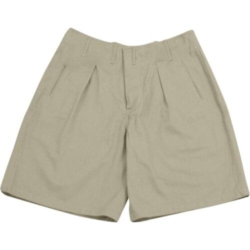 GUHB-007 WWII German Summer off-white service short pants