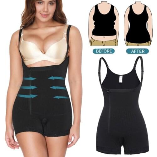 Full Body Shaper Bodysuit Shapewear Waist Trainer Abdomen Shapers Tummy Control Slimming Sheath Women Seamless Fajas Slim Corset