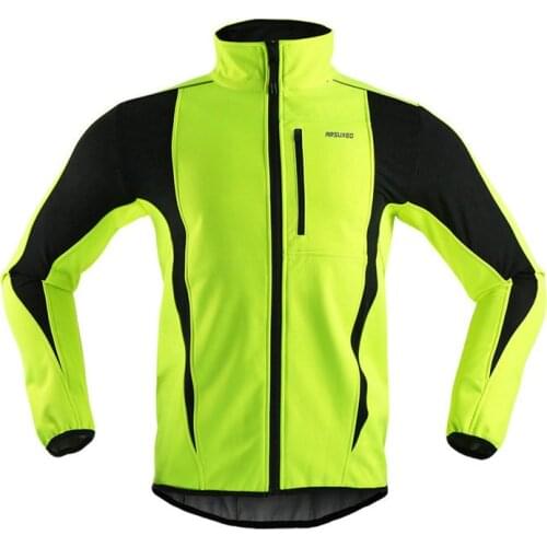 Cycling Clothing Autumn Winter Mens Thermal Fleece Jacket Windproof Waterproof Cycling Jersey Quick Dry Breathable Coat 15K