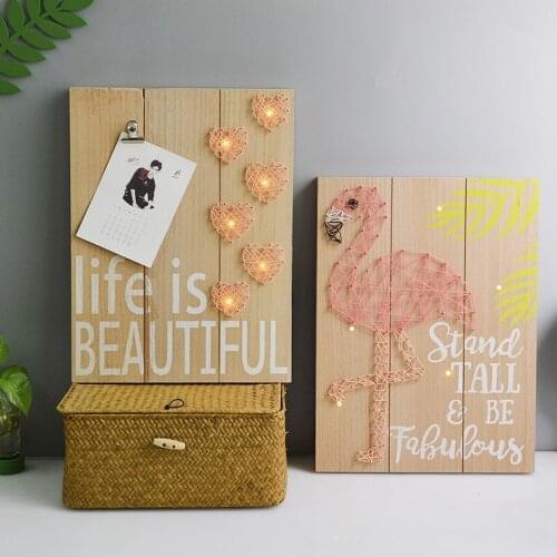 Fire Wall Art Decoration LED Paintings Childrens Room Home Decoration Restaurant Decoration Pendulum