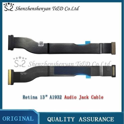 Origina New A1932 I / O Audio Board Headphone Jack Flex Cable 821-01528-A for Macbook Air 13 "A1932 Late 2018 Mid 2019