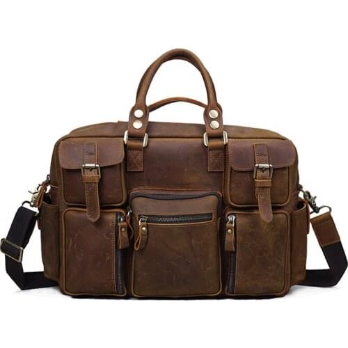 OUDISHENGMA Men's Leather Bags