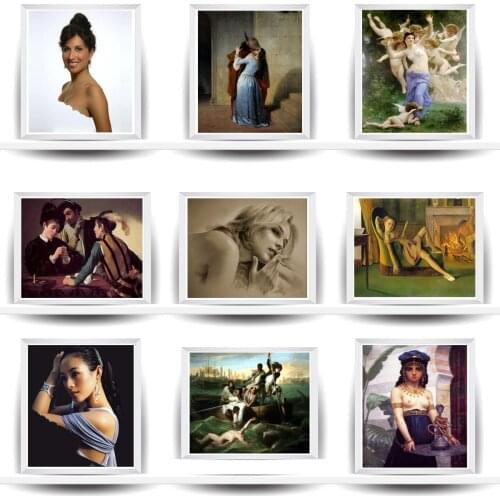 Middle Ages Woman Mother Poster Canvas Print Painting Wall Art Living Room Home Decoration