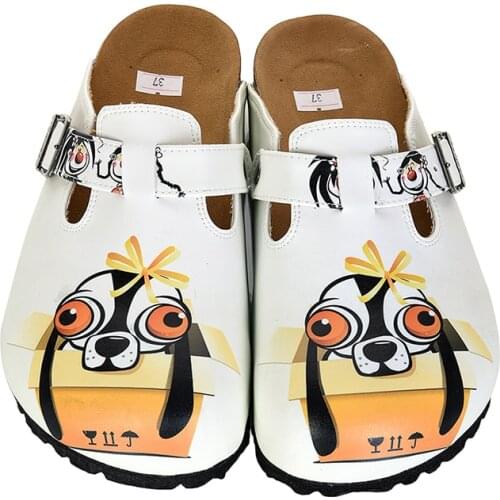 Digital Edition dog design indoor sabo slippers New Season Casual Sandals Soft Soled Woman Man Kids Shoes Summer Beach
