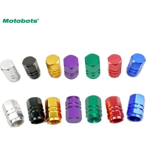 MOTOBOTS 20Set Aluminum Alloy Hexagon Gas Nozzle Cap Tire Valve Caps Leak Proof Cap For Car Truck Auto #AM5478