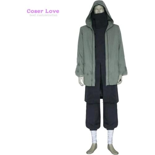 Shippuuden Shino Aburame 2nd Cosplay costume Carnaval Christmas New years Halloween Costume