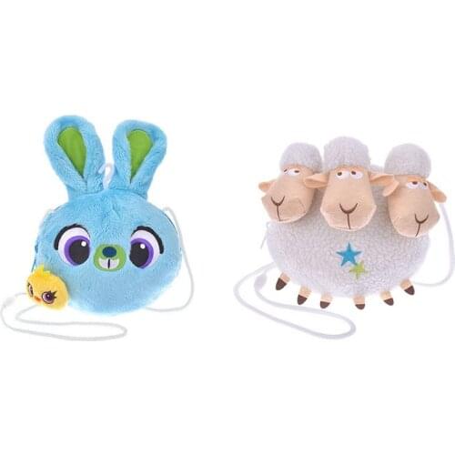 Disney Toy Story 4 BUNNY & DUCKY Sheep Plush Toy Shoulder Bag Woodys New Friend Messenger Bag Plush Toy for Girls Gifts