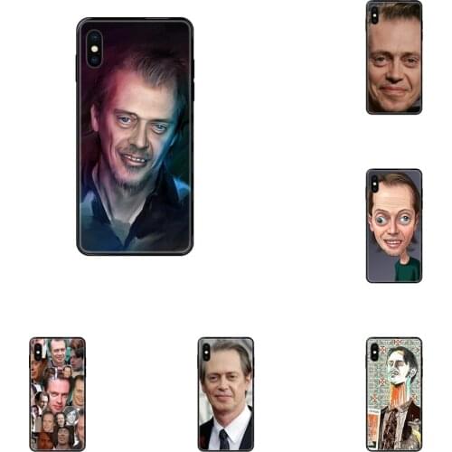 For Samsung Galaxy S20 S10e S10 S9 S8 S7 S6 S5 edge Lite Plus Ultra Black Soft TPU Cell Phone Cover Case Funny Steve Buscemi Top