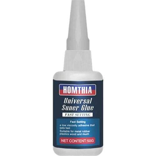 50ml Waterproof Super Glue Universal Super Glue Strong Tile Repair Glue Adhesive for Resin Ceramic Metal Glass #CW