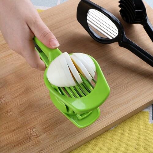 HILIFE Stainless Steel Egg Split Device Handheld Mushroom Kiwi Divider Tomato Cutter Multifunction Slicing Mould Egg Slicer