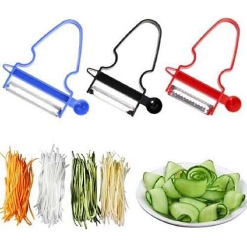 Vacclo 3PCS Magic Multi-function Fruit Vegetable Peeler Slicer Shredder Stainless Steel Blade Grater Zesters Kitchen Accessories