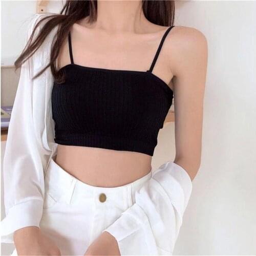 Strapless Women Tube Top Invisible Bra Seamless Underwear Female Bralette Push Up Crop Top Lingerie Women Thread Strap Top